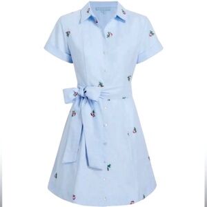 Hill house linen print dress